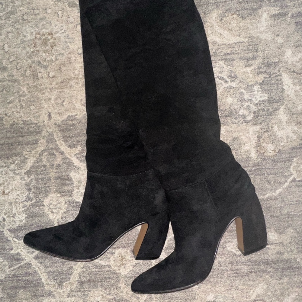 Steven By Steve Madden Black Over the Knee Boots